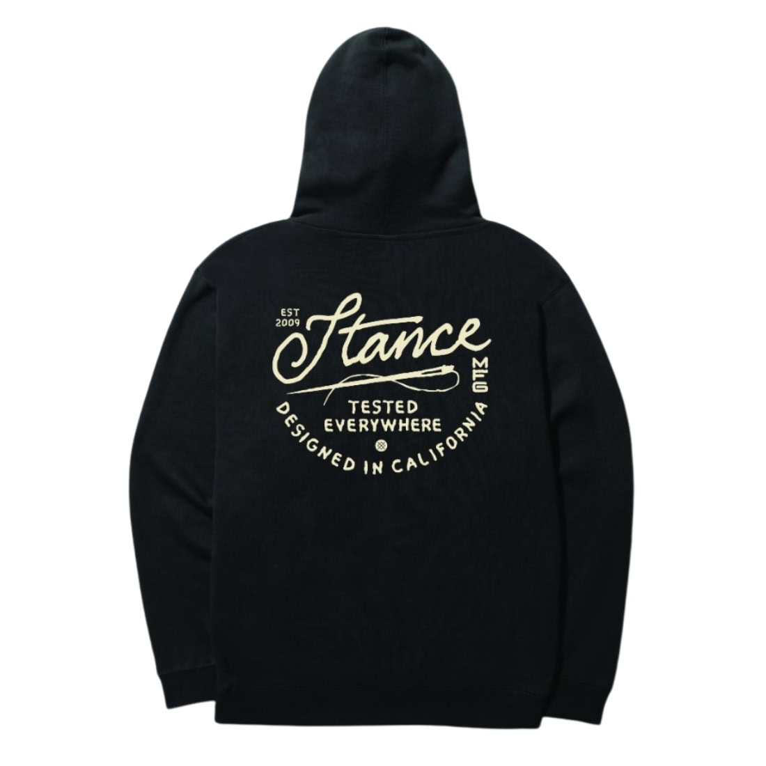 Stance Standard Issue Hoodie - Black - Mens Pullover Hoodie by Stance