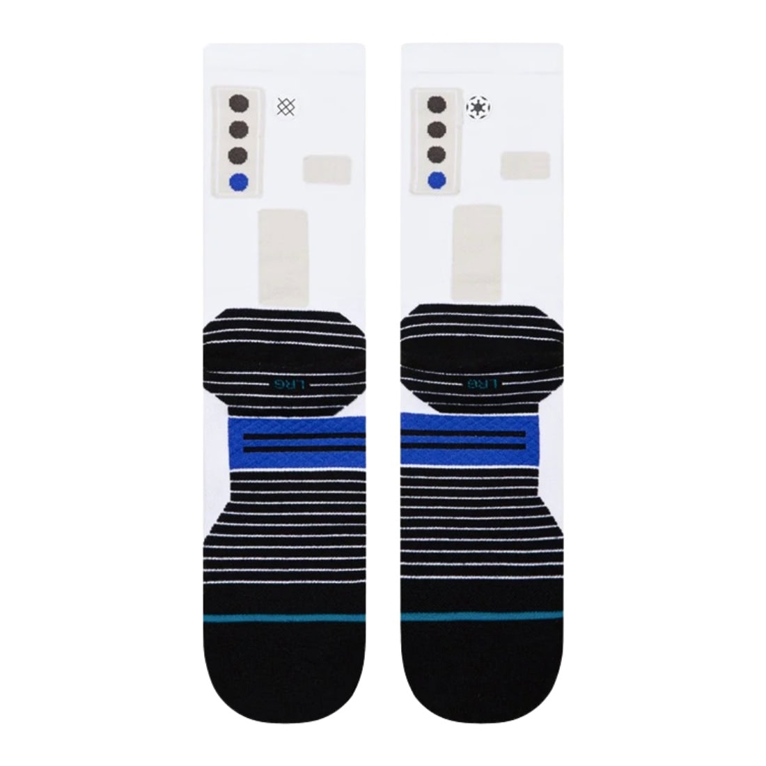 Stance Storm Socks - White