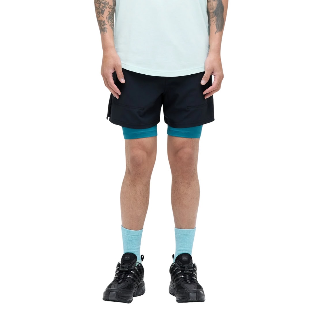 Stance Strike Run Short - Black - Mens Gym Shorts by Stance