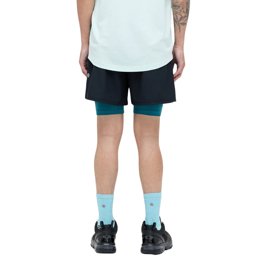 Stance Strike Run Short - Black - Mens Gym Shorts by Stance