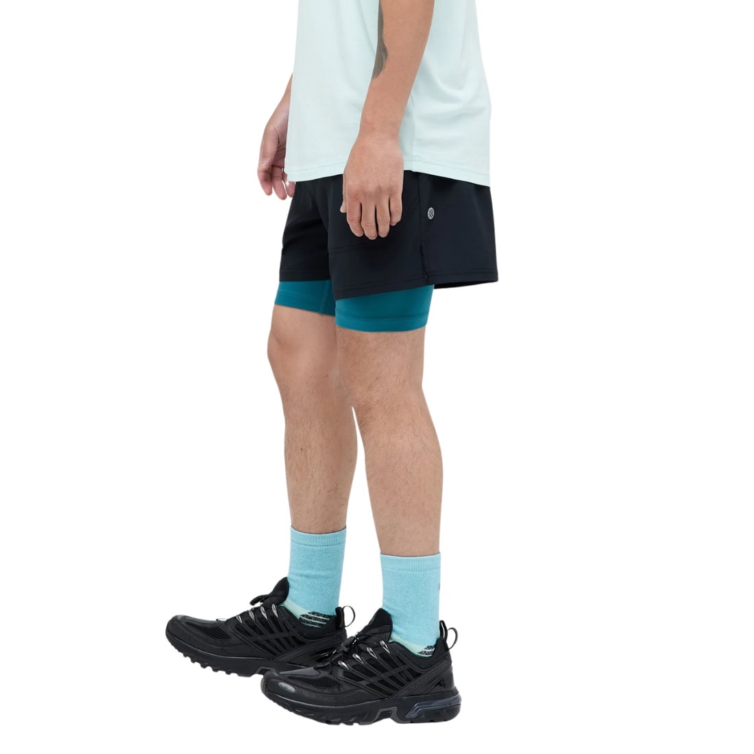 Stance Strike Run Short - Black - Mens Gym Shorts by Stance