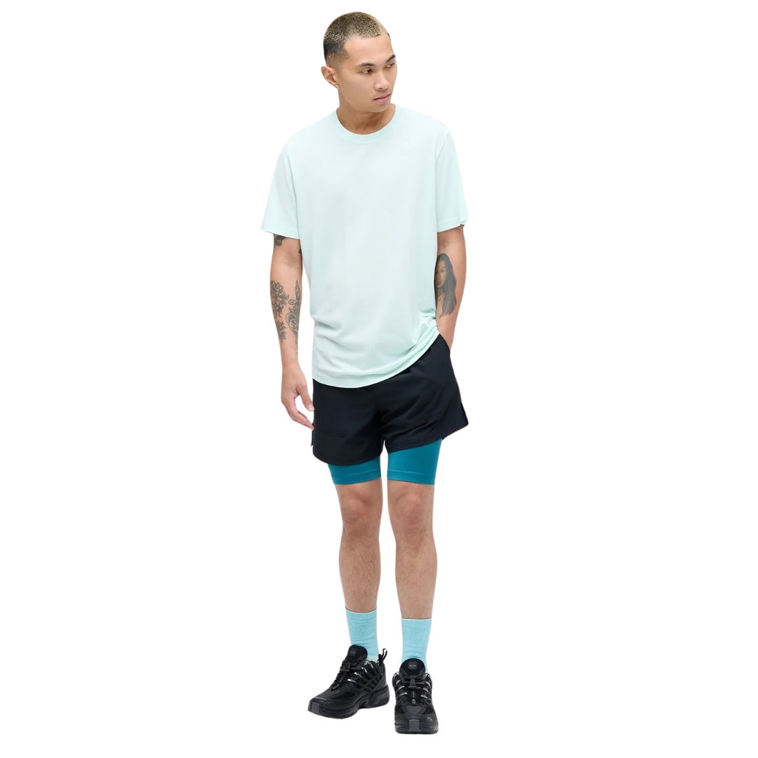 Stance Strike Run Short - Black - Mens Gym Shorts by Stance