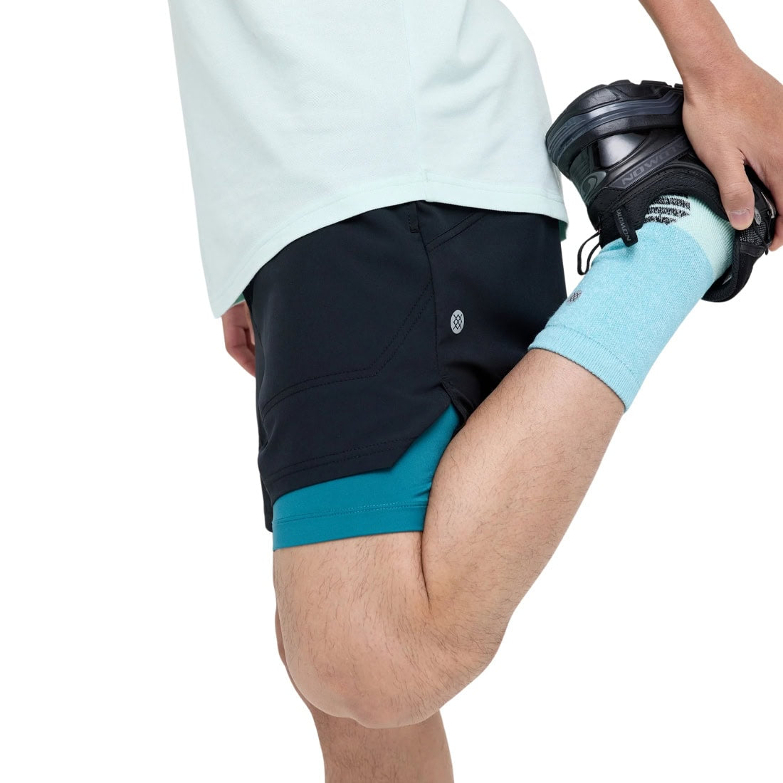 Stance Strike Run Short - Black - Mens Gym Shorts by Stance