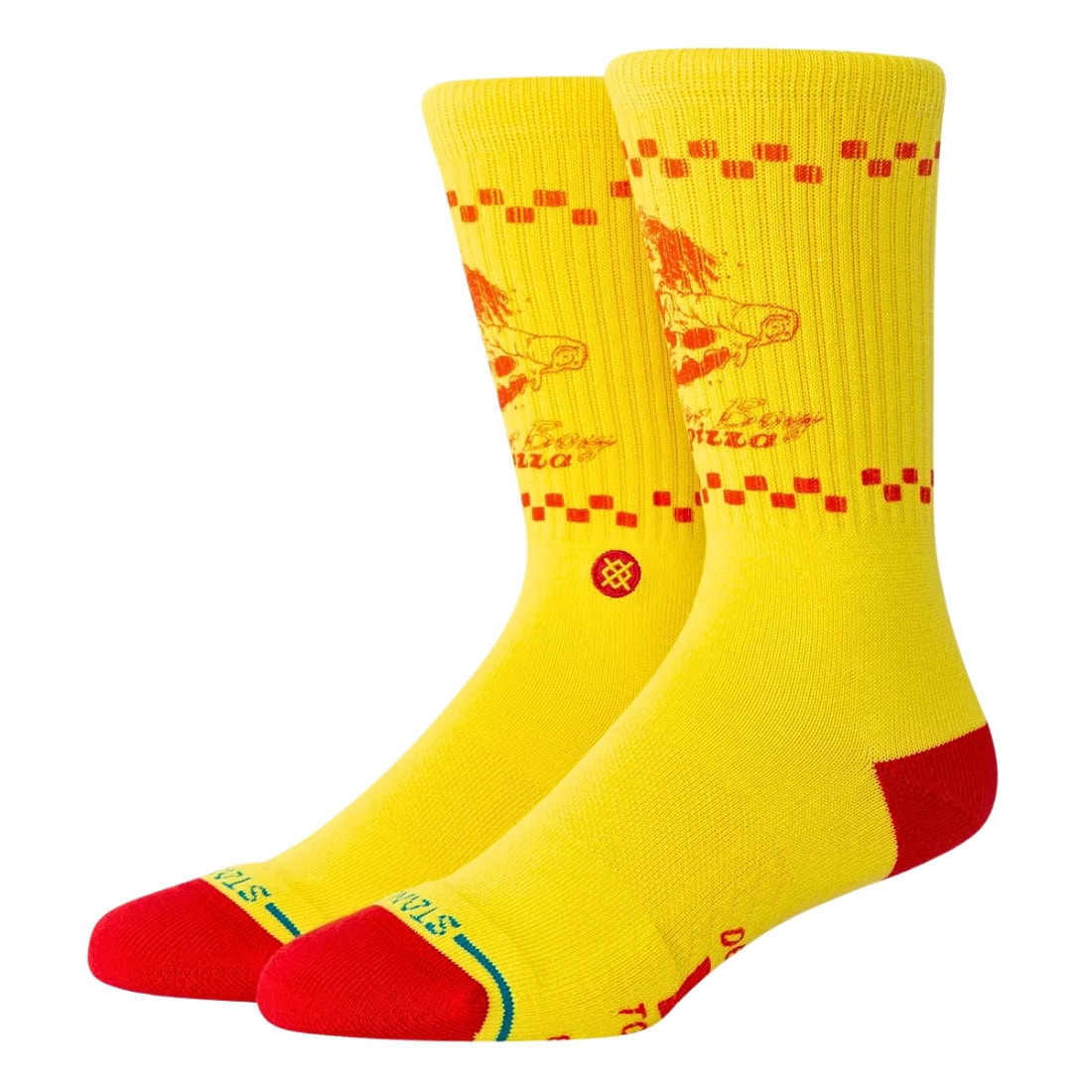 Stance Surfer Boy Socks - Yellow - Unisex Crew Length Socks by Stance