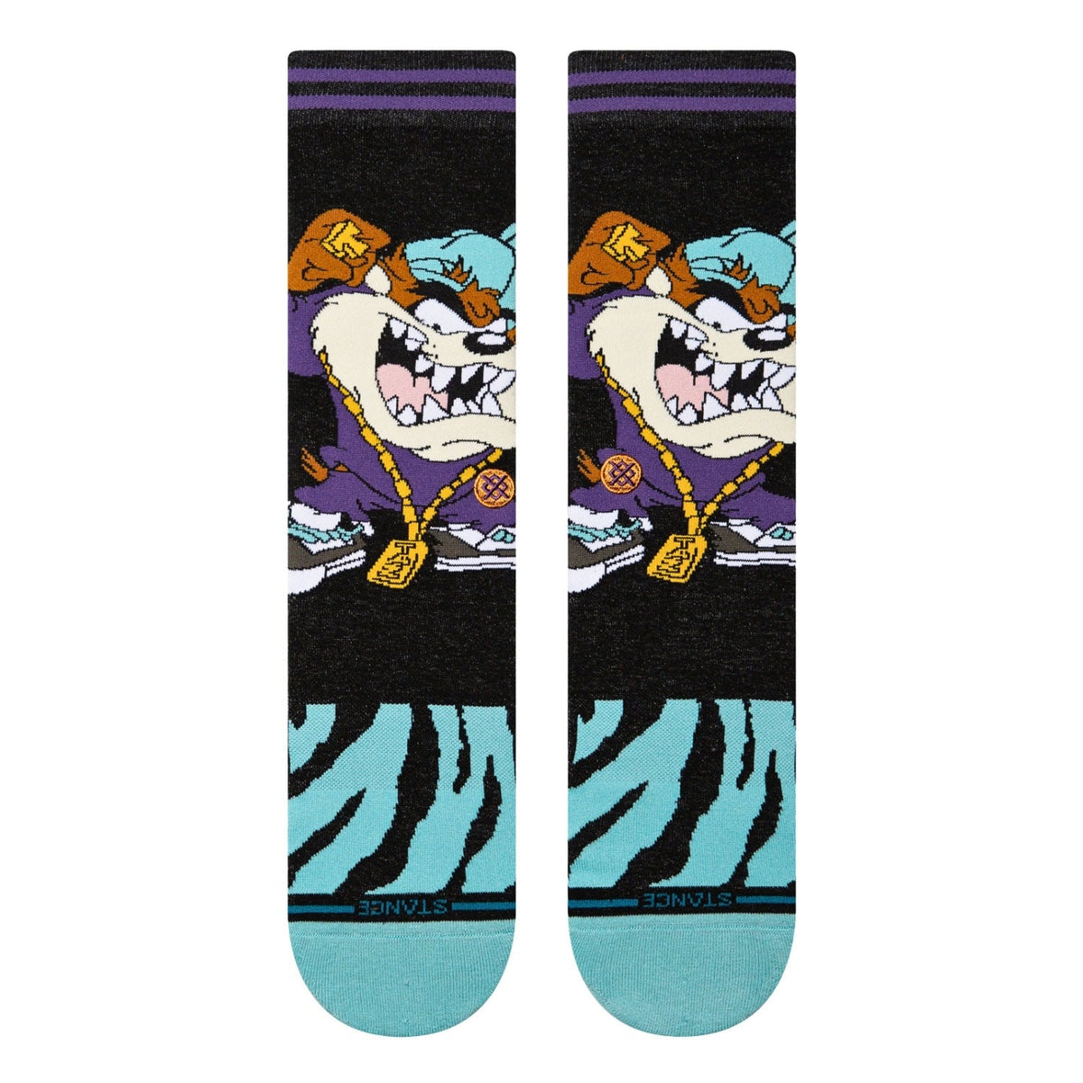 Stance Taz Crew Socks - Black - Unisex Crew Length Socks by Stance