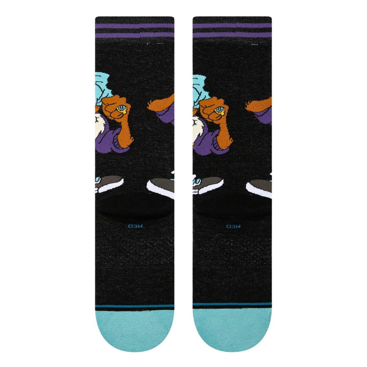 Stance Taz Crew Socks - Black - Unisex Crew Length Socks by Stance