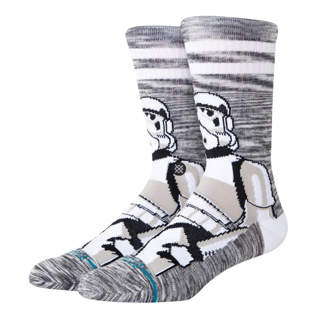 Stance The Storm Trooper Crew Sock - White - Unisex Crew Length Socks by Stance