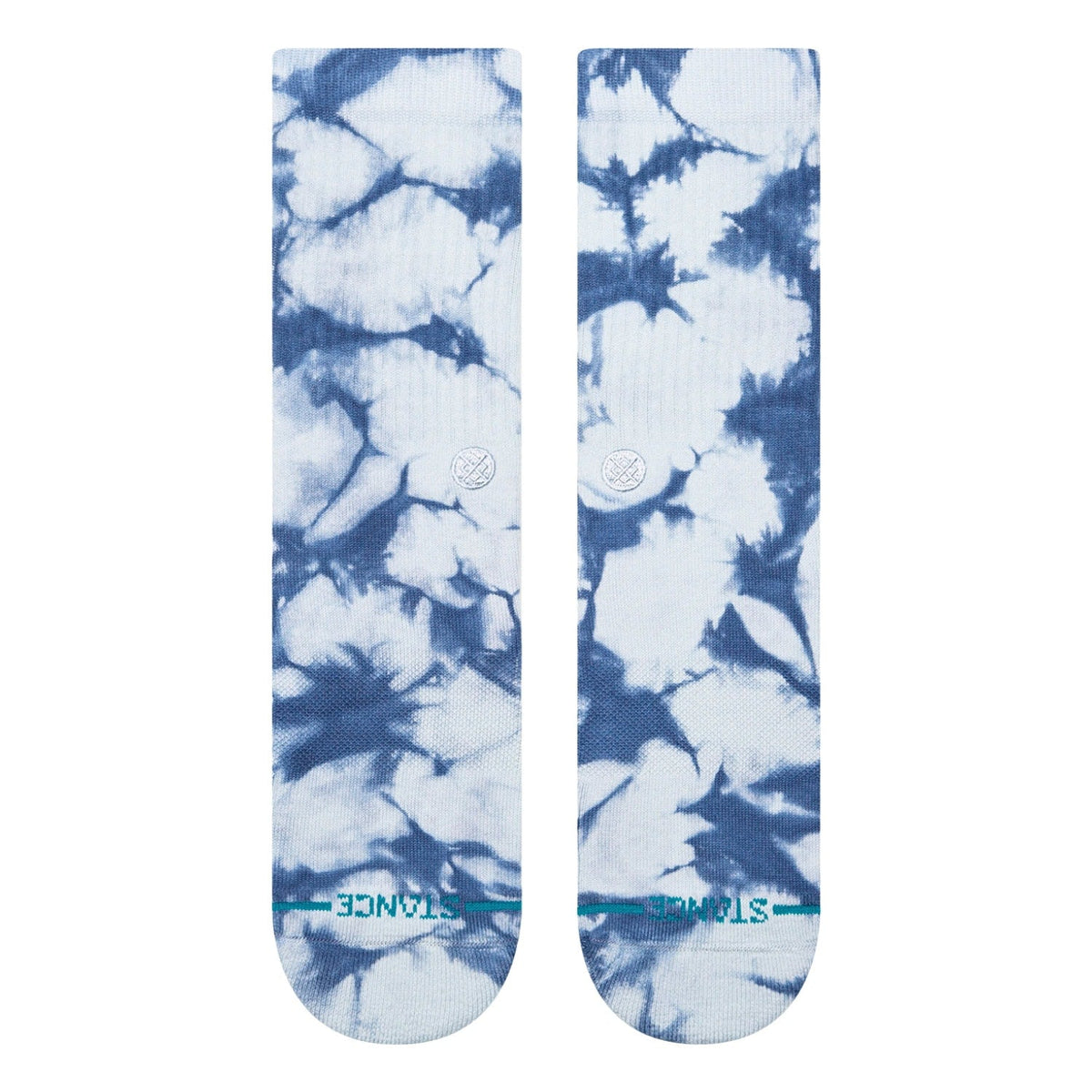 Stance Tied Up Crew Socks - Ice Blue - Unisex Crew Length Socks by Stance