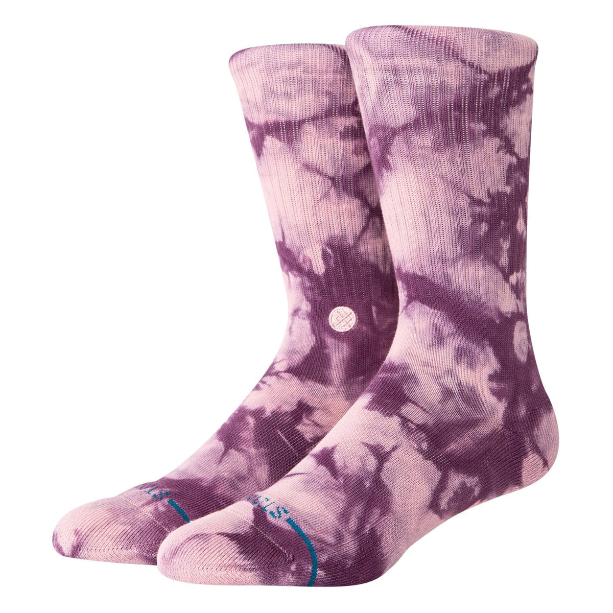 Stance Tied Up Crew Socks - Rose - Unisex Crew Length Socks by Stance