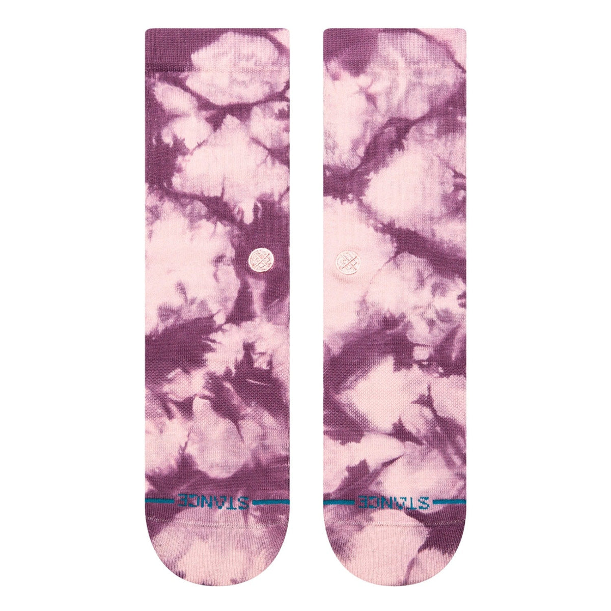 Stance Tied Up Crew Socks - Rose - Unisex Crew Length Socks by Stance