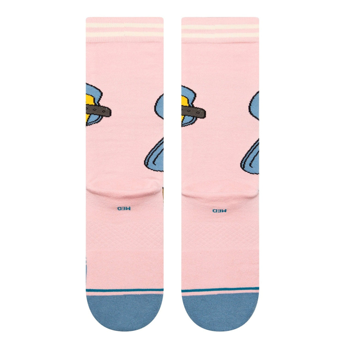 Stance Tweetie Crew Socks - Pink - Unisex Crew Length Socks by Stance