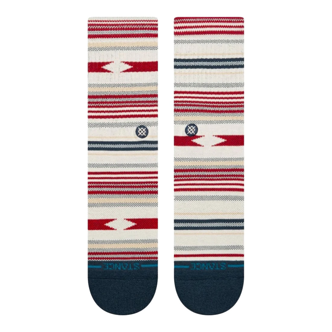 Stance Vista Cruz Socks - Vintage White - Unisex Crew Length Socks by Stance