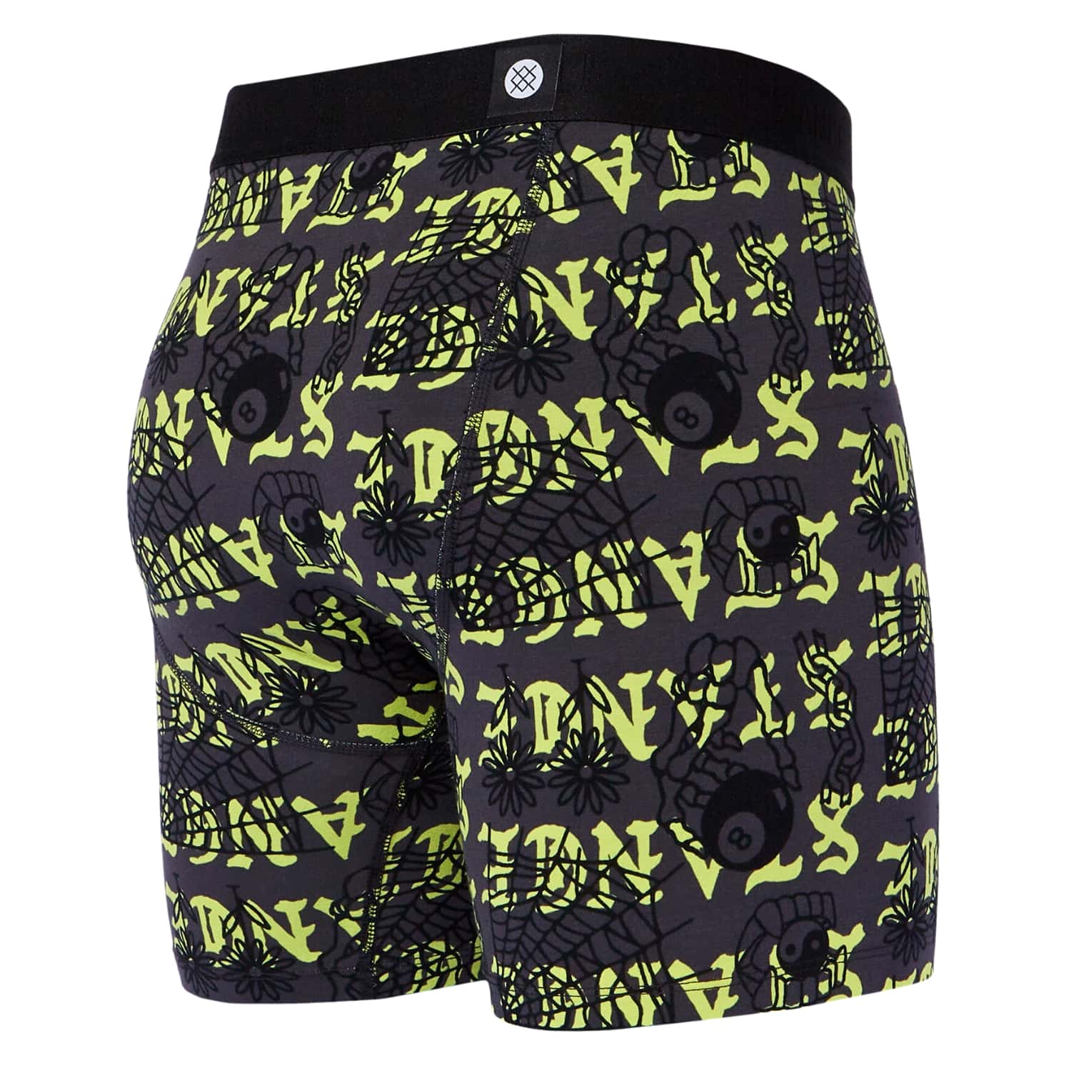 Stance Webbed Boxer Brief - Black - Mens Boxer Briefs Underwear by Stance
