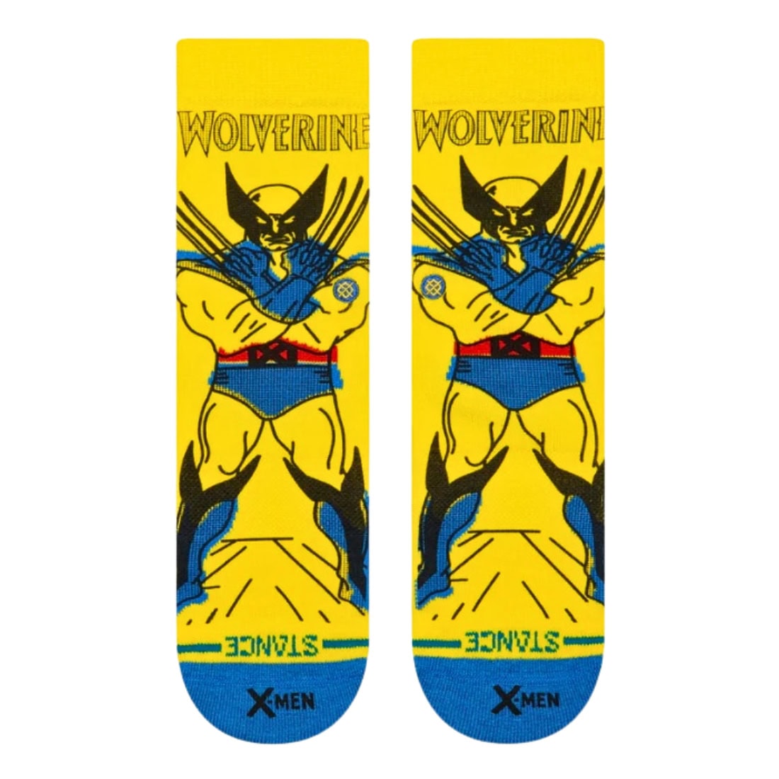 Stance Wolverine Kids Crew Socks - Yellow - Kids Crew Length Socks by Stance