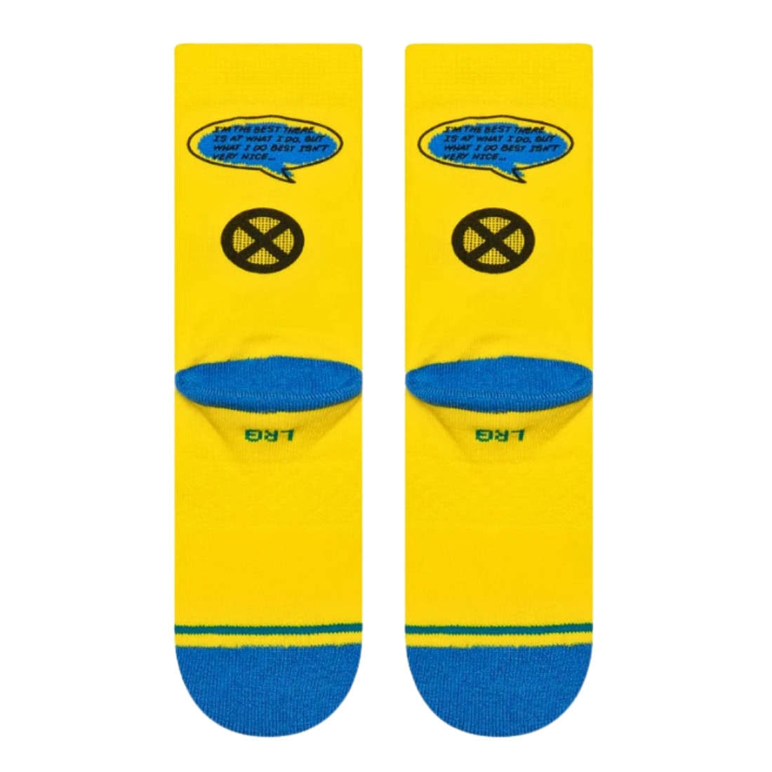 Stance Wolverine Kids Crew Socks - Yellow - Kids Crew Length Socks by Stance