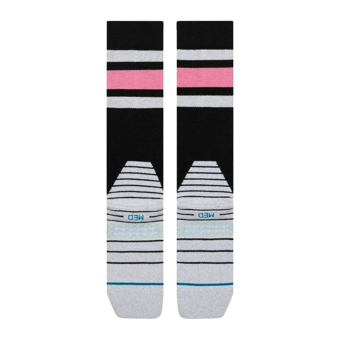 Stance Womens Boyd Mid Wool Snow Socks - Black - Womens Snowboard/Ski Socks by Stance
