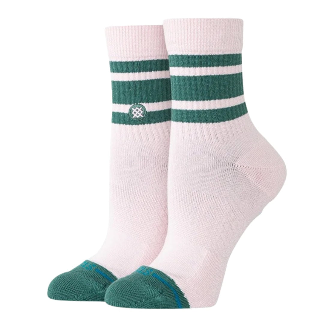 Stance Womens Boyd Quarter Socks - Pink - Womens Crew Length Socks by Stance