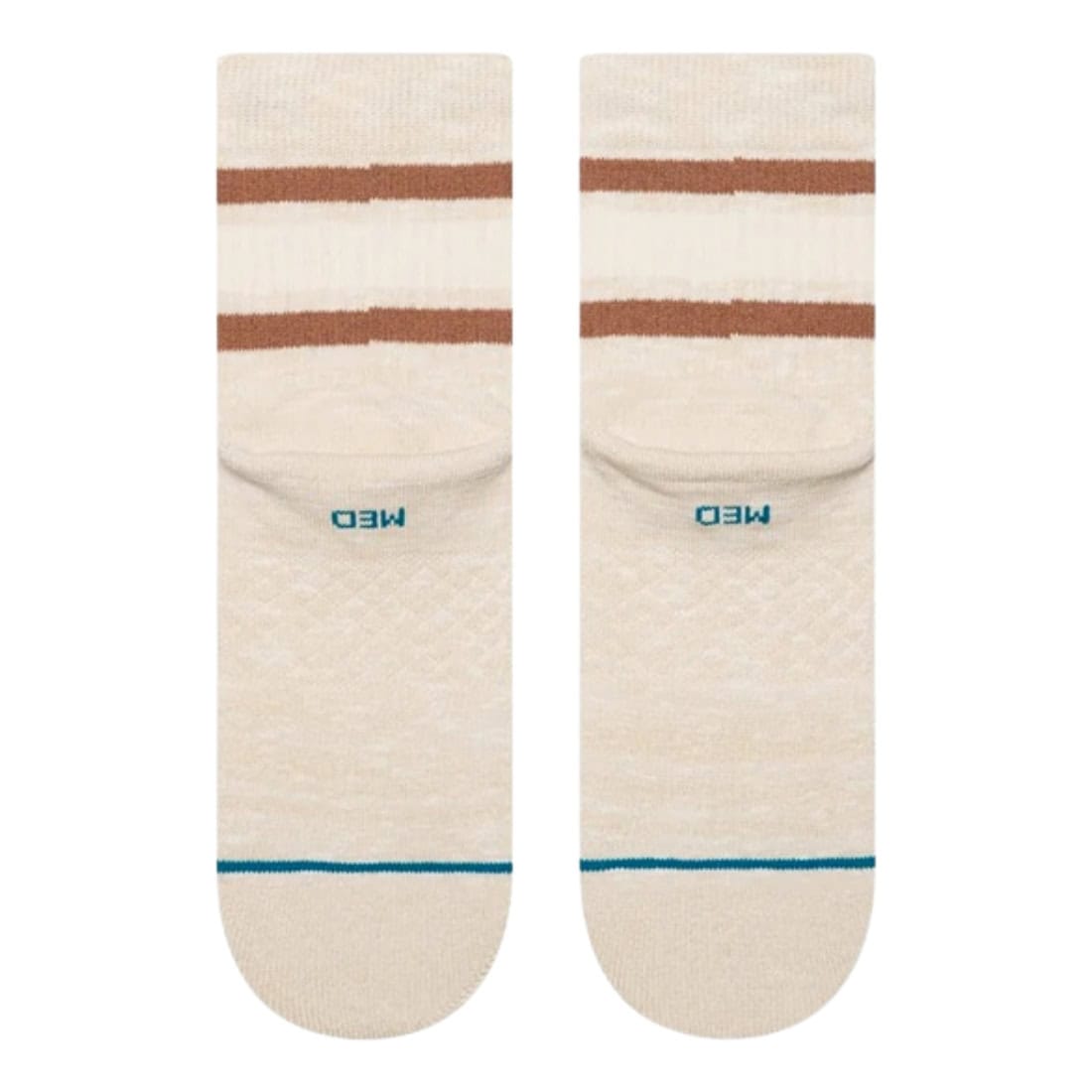 Stance Womens Boyd Slub Quarter Socks - Cream - Womens Low Ankle Socks by Stance