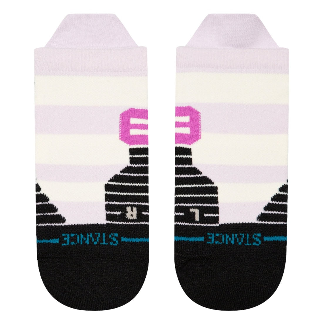 Stance Womens Break Mid Tab Socks - Orchid - Womens Running/Training Socks by Stance