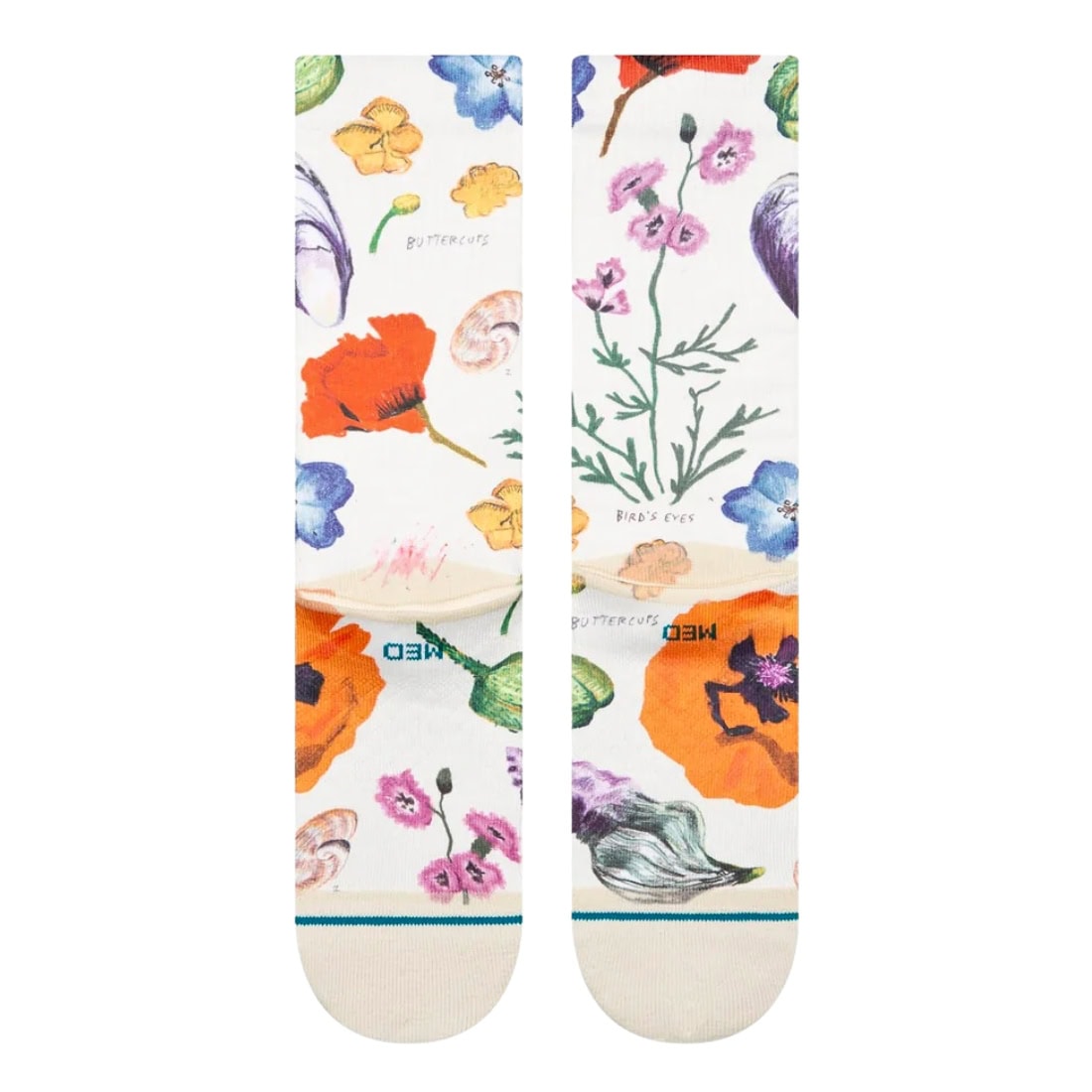 Stance Womens California Native Crew Socks - Canvas - Womens Crew Length Socks by Stance