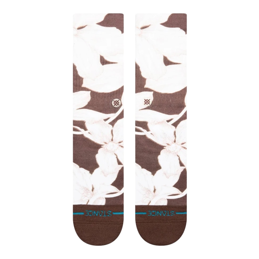 Stance Womens Coco Loco Socks - Brown - Womens Crew Length Socks by Stance