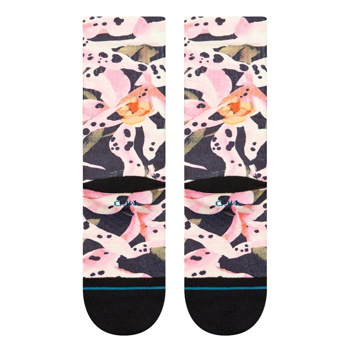 Stance Womens Encyclia Socks - Black - Womens Crew Length Socks by Stance