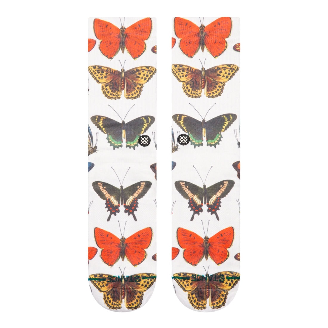 Stance Womens Flutterby Socks - Canvas - Womens Crew Length Socks by Stance