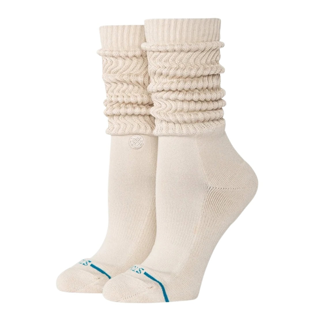 Stance Womens Icon Slouch Crew Socks - Oatmeal - Womens Crew Length Socks by Stance