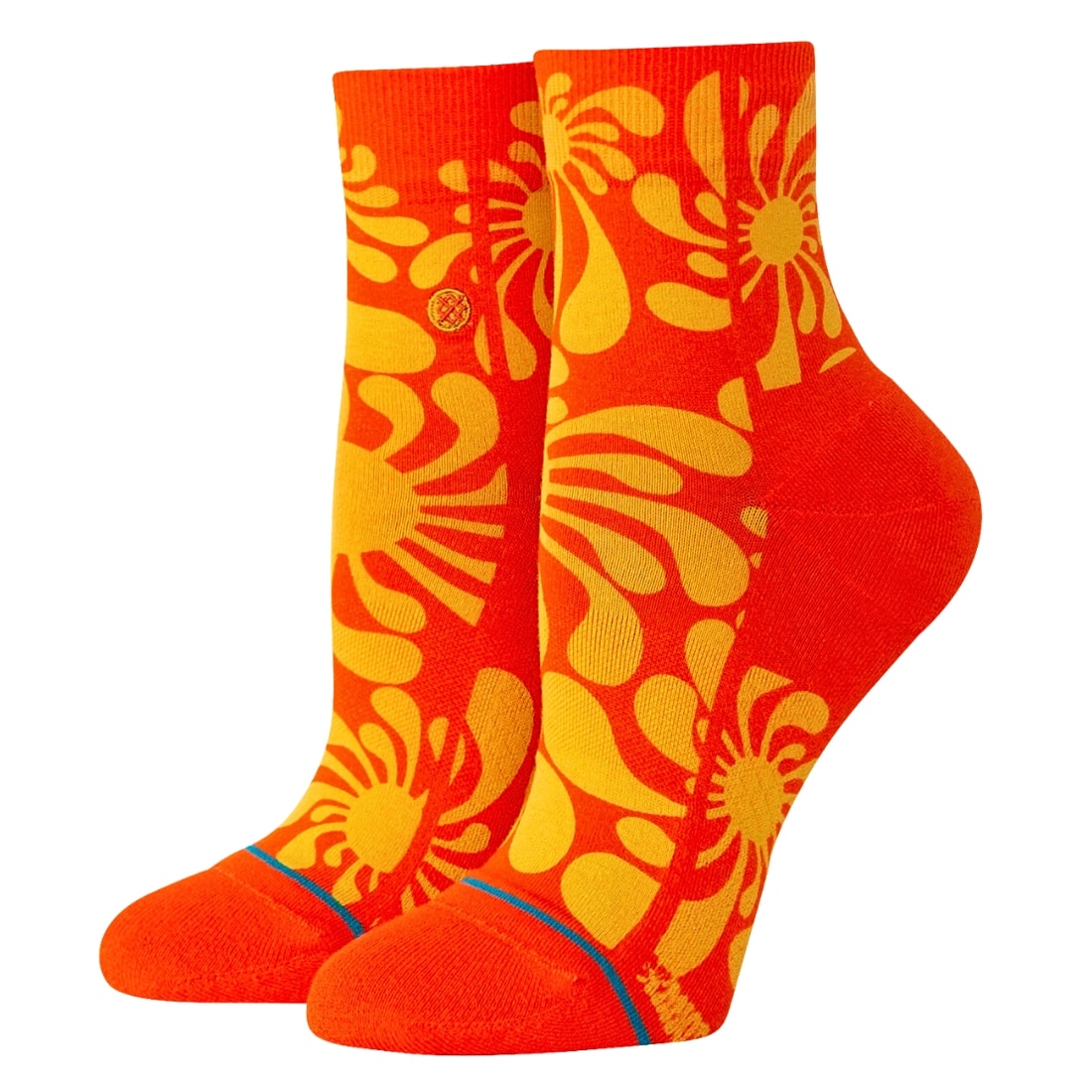 Stance Womens Lauryn Alvarez Quarter Socks - Orange