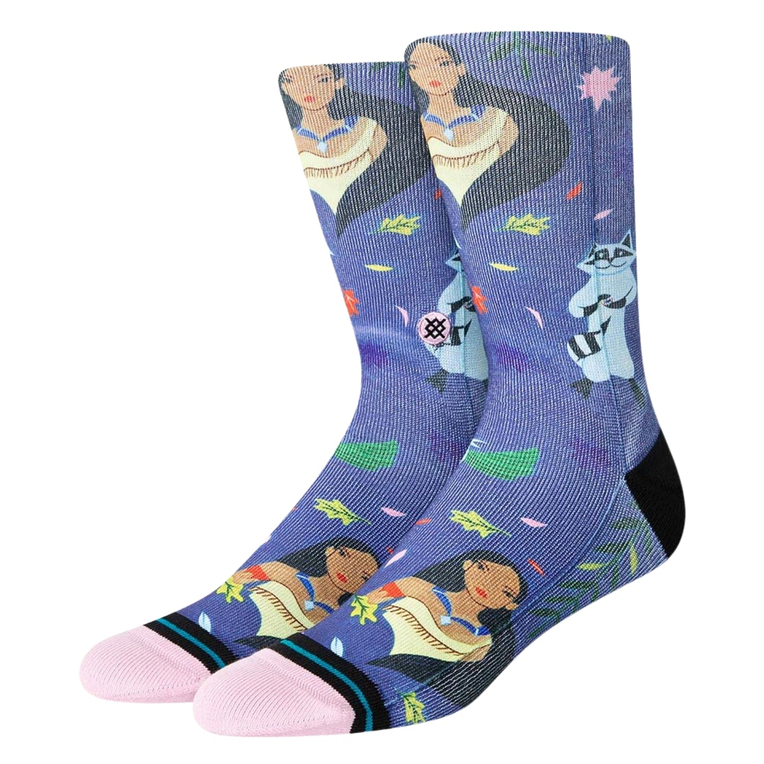 Stance Womens Pocohontas By Estee Socks - Lilac Ice - Womens Crew Length Socks by Stance