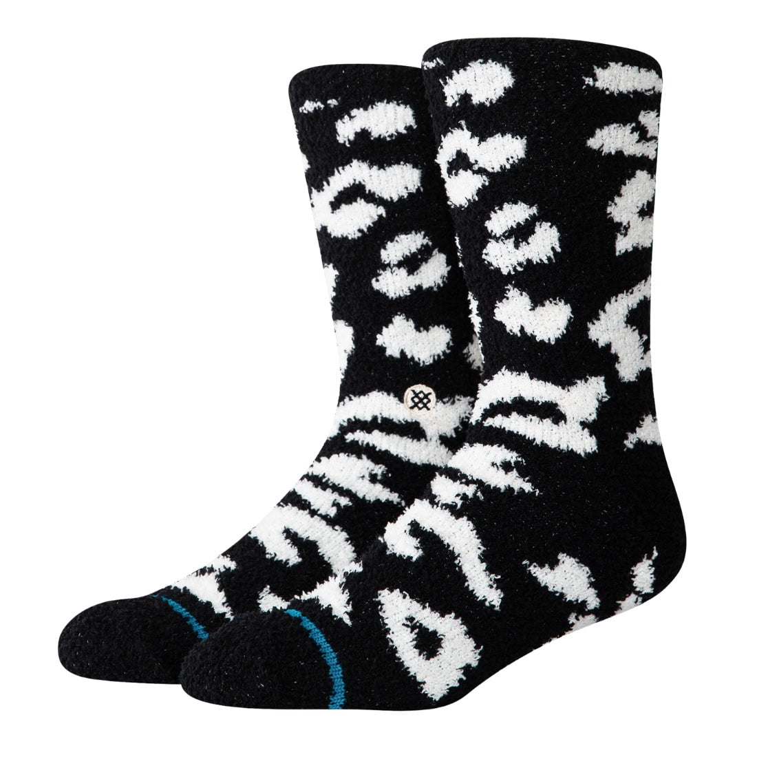 Stance Womens Purrfect Crew Socks - Black - Womens Crew Length Socks by Stance