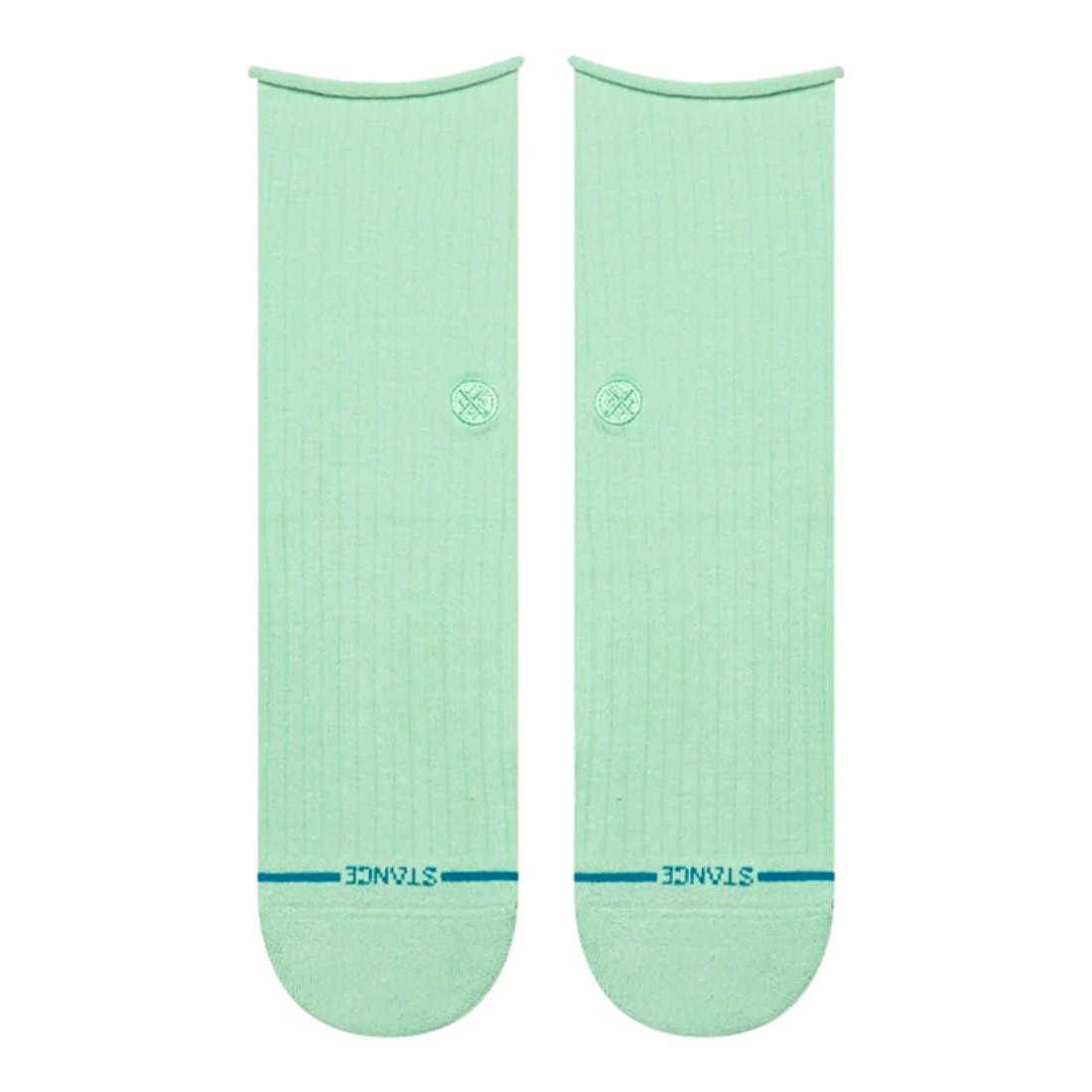 Stance Womens Roll Cuff Quarter Socks - Jade