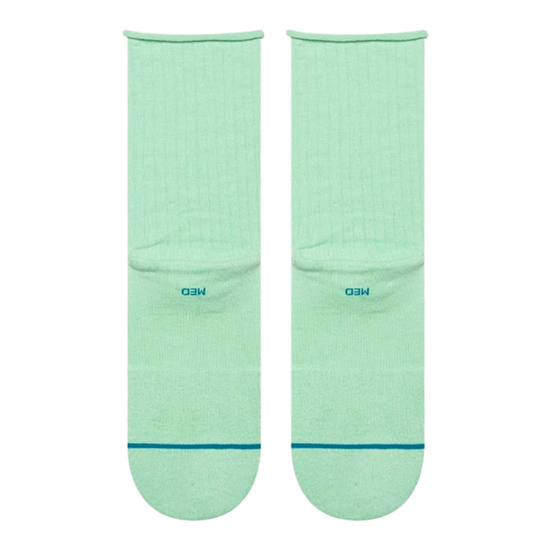 Stance Womens Roll Cuff Quarter Socks - Jade