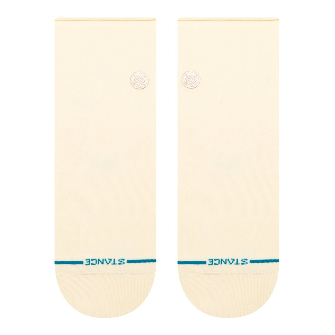 Stance Womens Rollin Quarter Socks - Cream - Womens Crew Length Socks by Stance