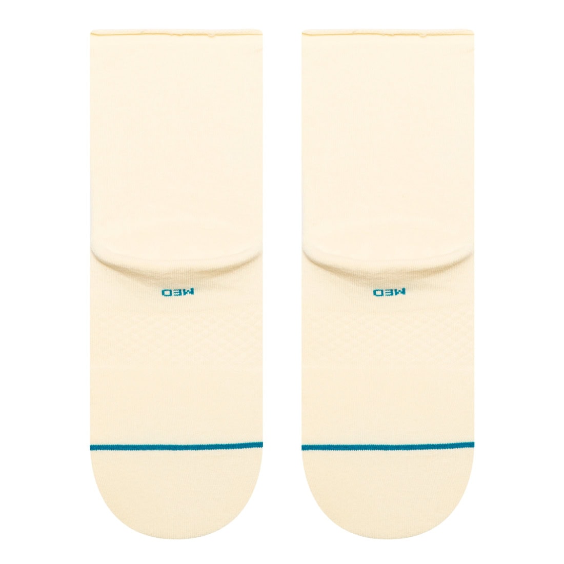 Stance Womens Rollin Quarter Socks - Cream - Womens Crew Length Socks by Stance