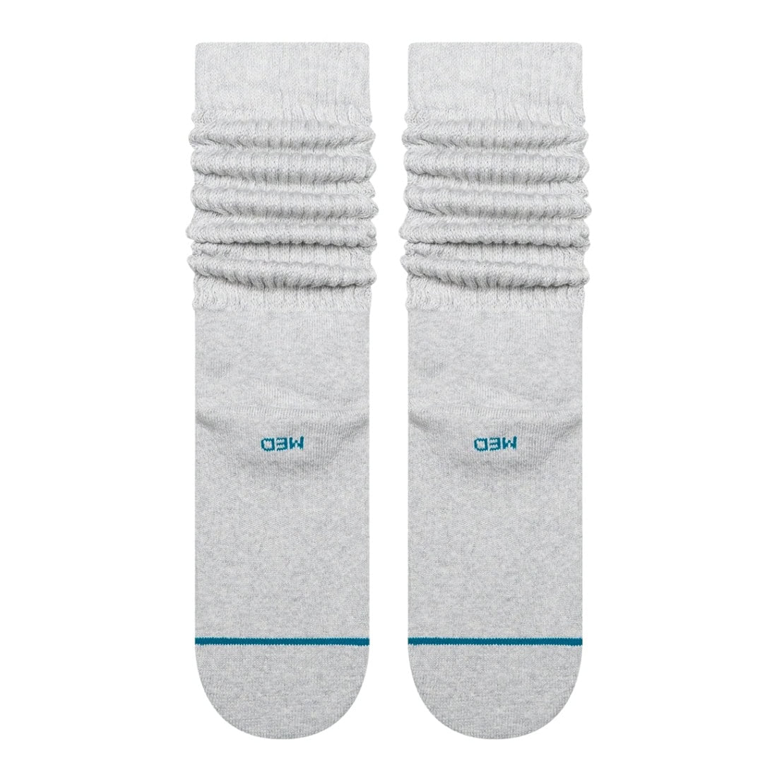 Stance Womens Slouch Crew Socks - Heather Grey - Womens Crew Length Socks by Stance