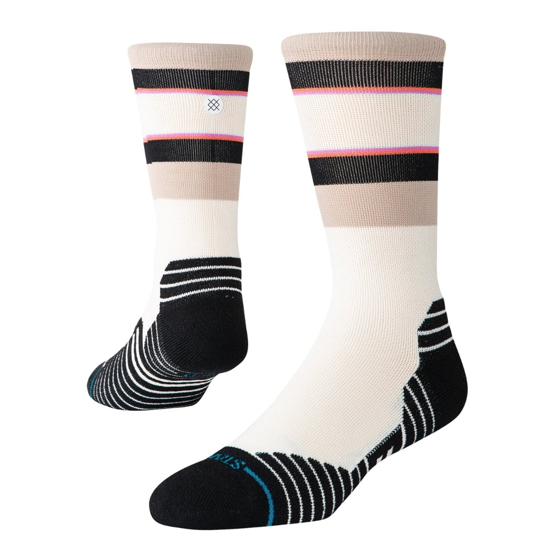 Stance Womens Subversion Mid Crew Socks - Canvas - Womens Running/Training Socks by Stance