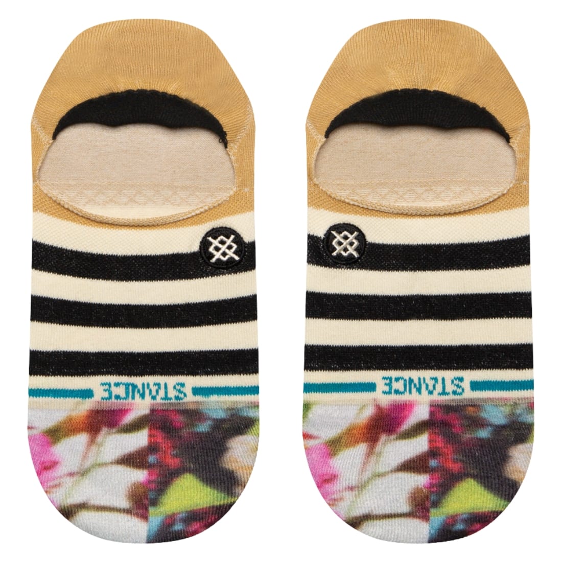 Stance Womens Take A Picture Invisible/No Show Socks - Floral