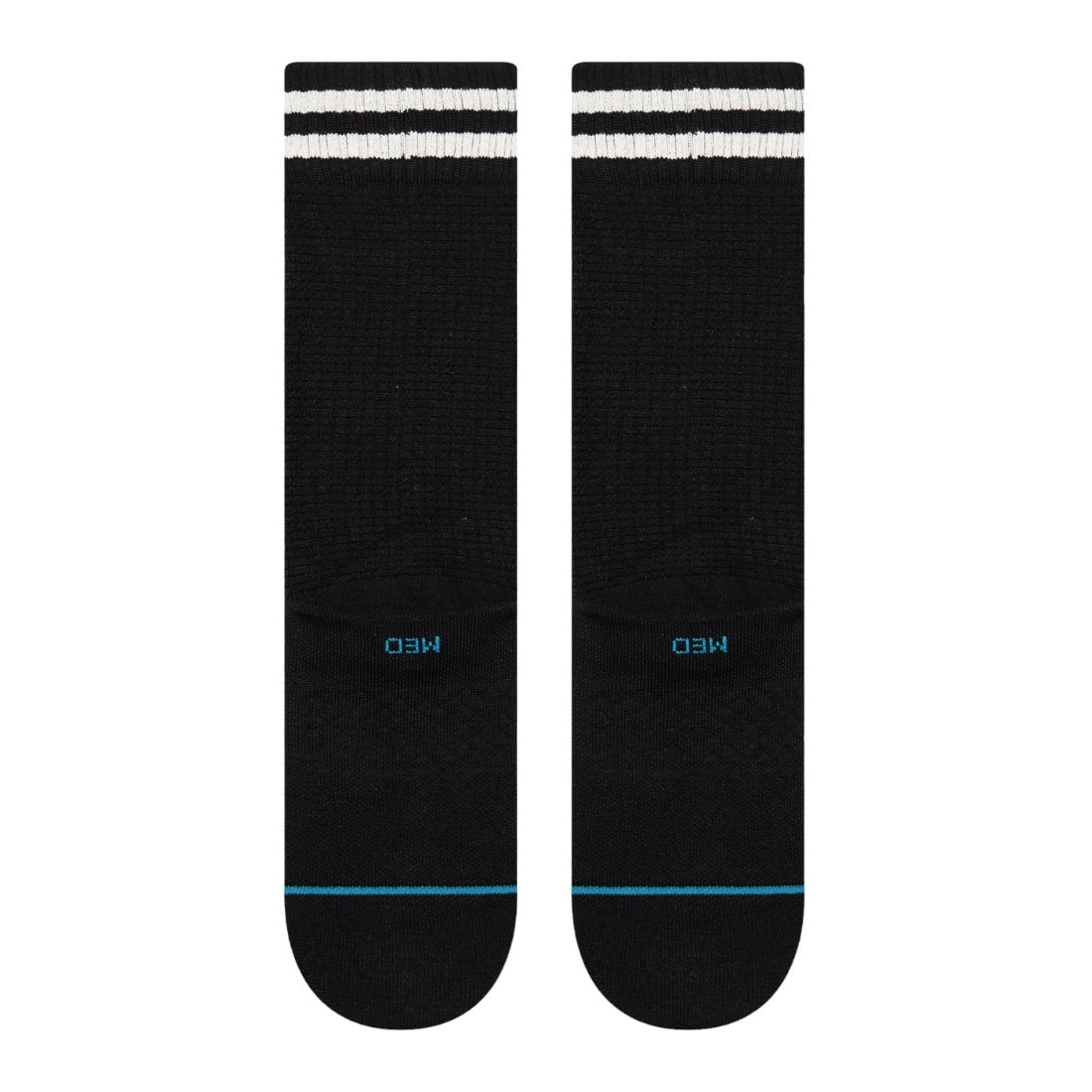 Stance Womens Waffles N Butter Crew Socks - Black - Womens Crew Length Socks by Stance