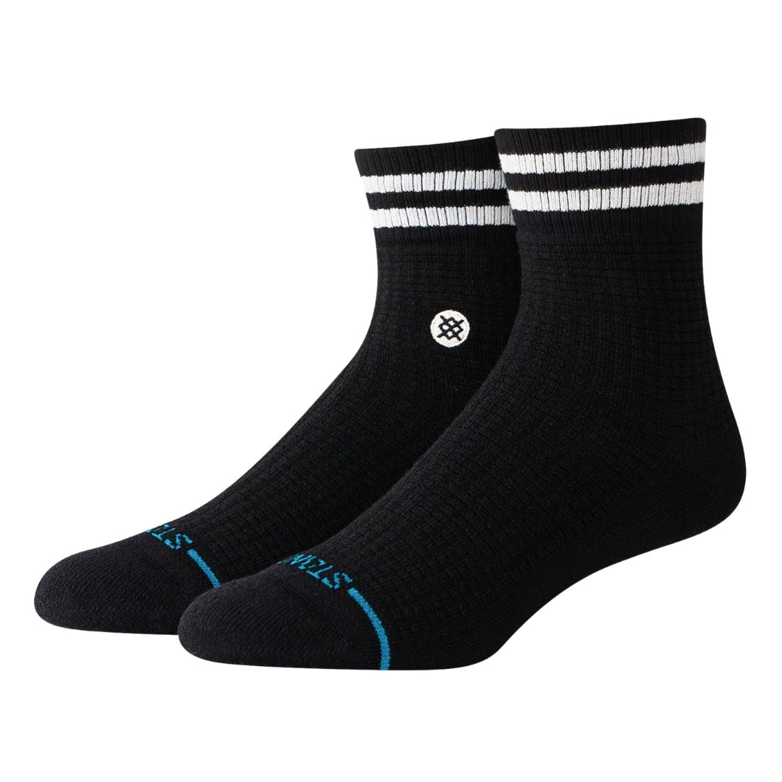 Stance Womens Waffles N Butter Socks - Black - Womens Crew Length Socks by Stance