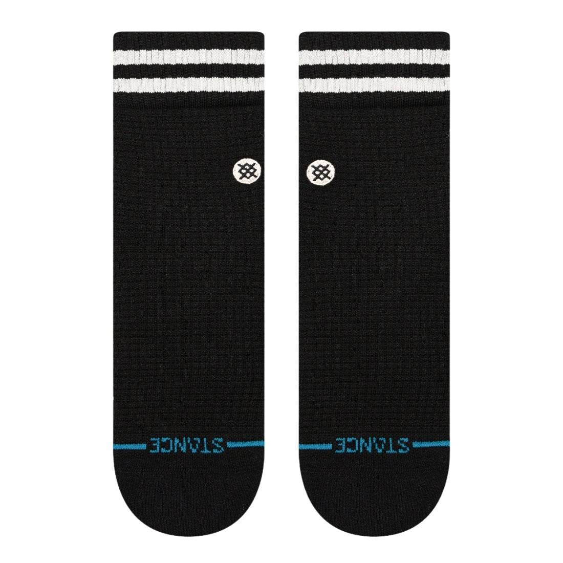 Stance Womens Waffles N Butter Socks - Black - Womens Crew Length Socks by Stance