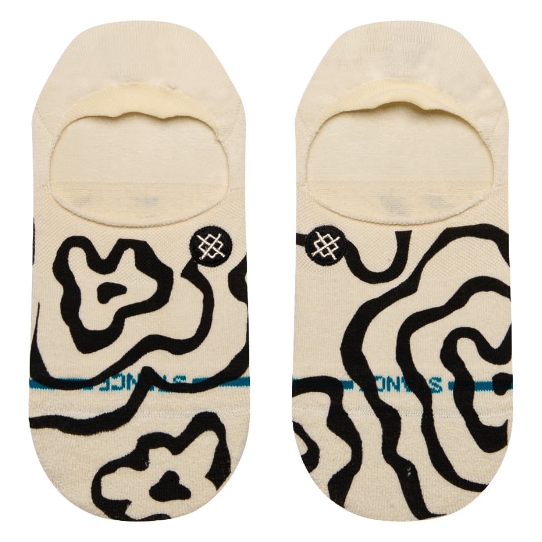 Stance Womens Wonky Do No Show Socks - Black White - Womens Invisible/No Show Socks by Stance