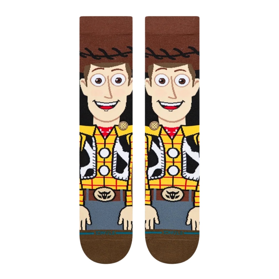 Stance Woody Crew Socks - Brown - Unisex Crew Length Socks by Stance