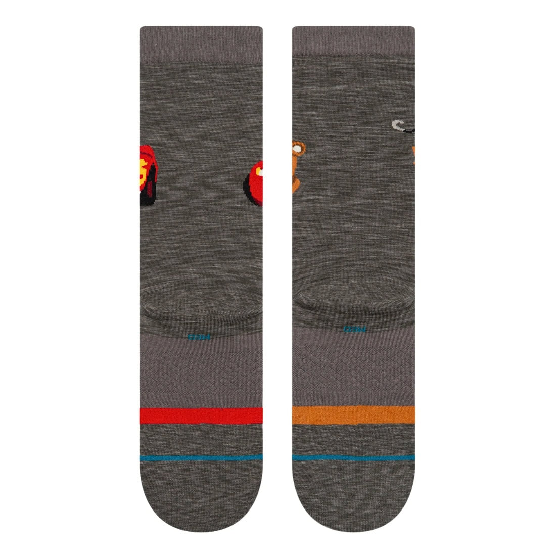 Stance X Cars Kachow Socks - Dark Grey - Unisex Crew Length Socks by Stance