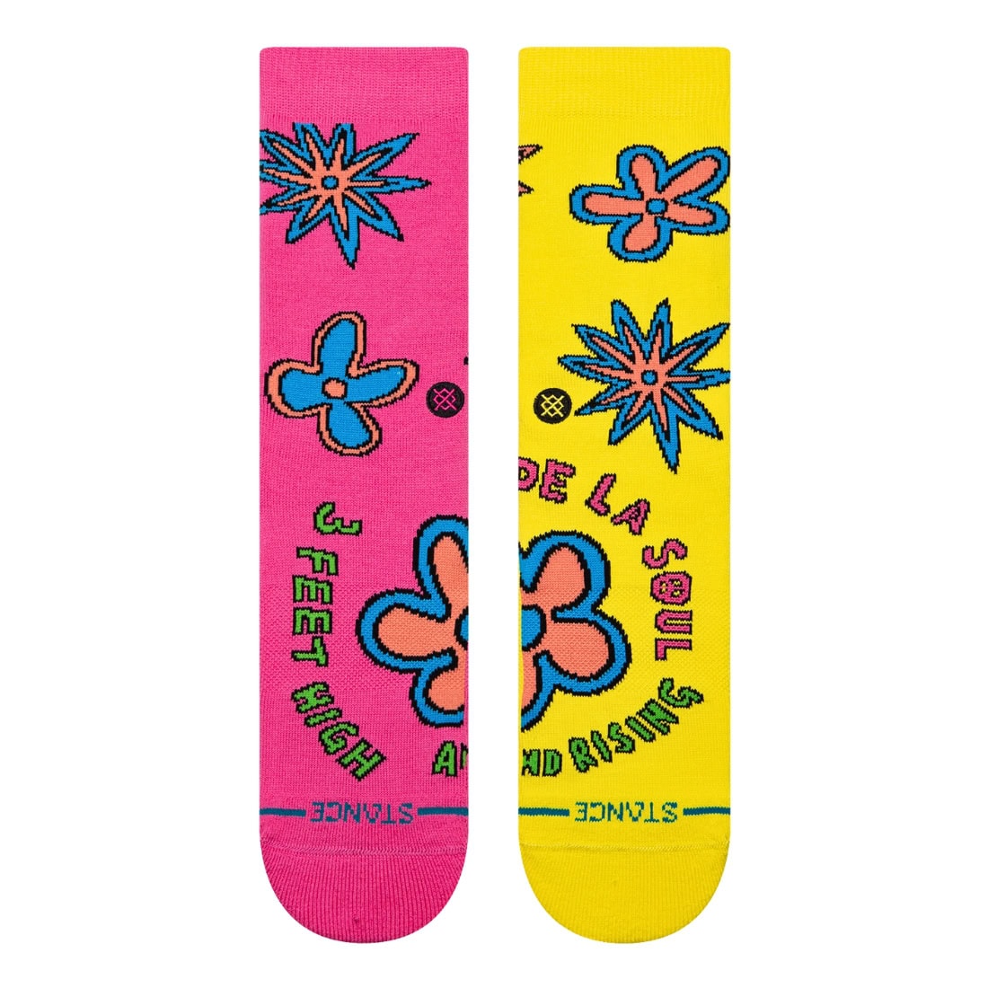 Stance X De La Soul 3 Feet High Socks - Multi - Unisex Crew Length Socks by Stance