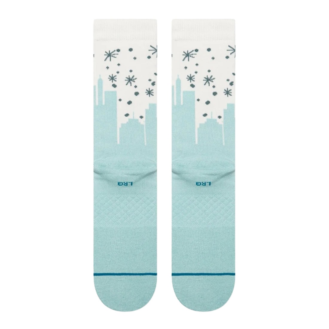 Stance x Elf Big City Elf Crew Sock - Ice Blue - Unisex Crew Length Socks by Stance