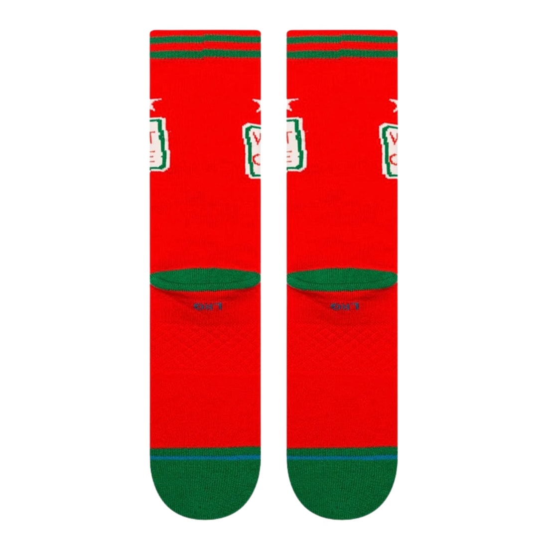 Stance x Elf Worlds Best Crew Sock - Red - Unisex Crew Length Socks by Stance
