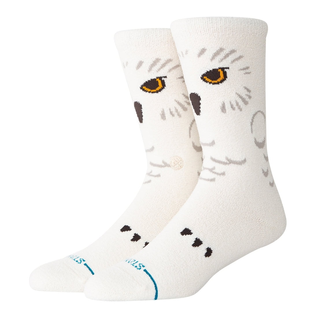 Stance X Harry Potter Hedwig Socks - Canvas - Unisex Crew Length Socks by Stance