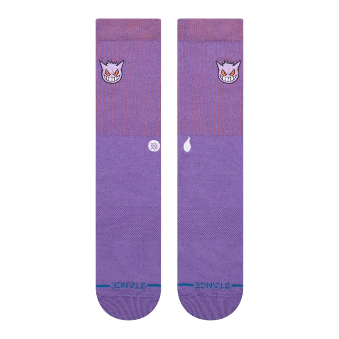 Stance x Pokemon Gengar Crew Sock - Purple - Unisex Crew Length Socks by Stance