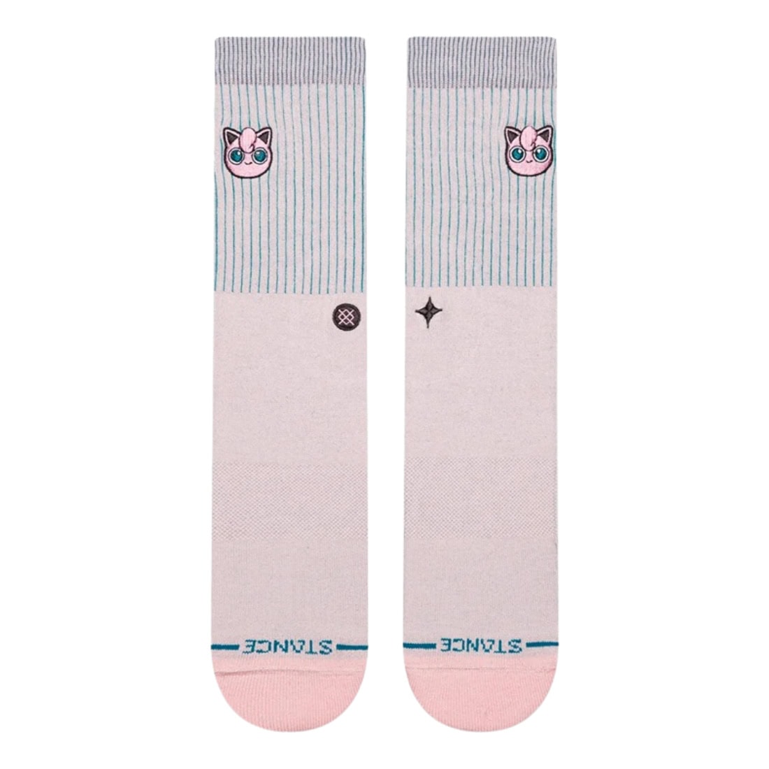 Stance x Pokemon Jigglypuff Crew Sock - Pink - Unisex Crew Length Socks by Stance